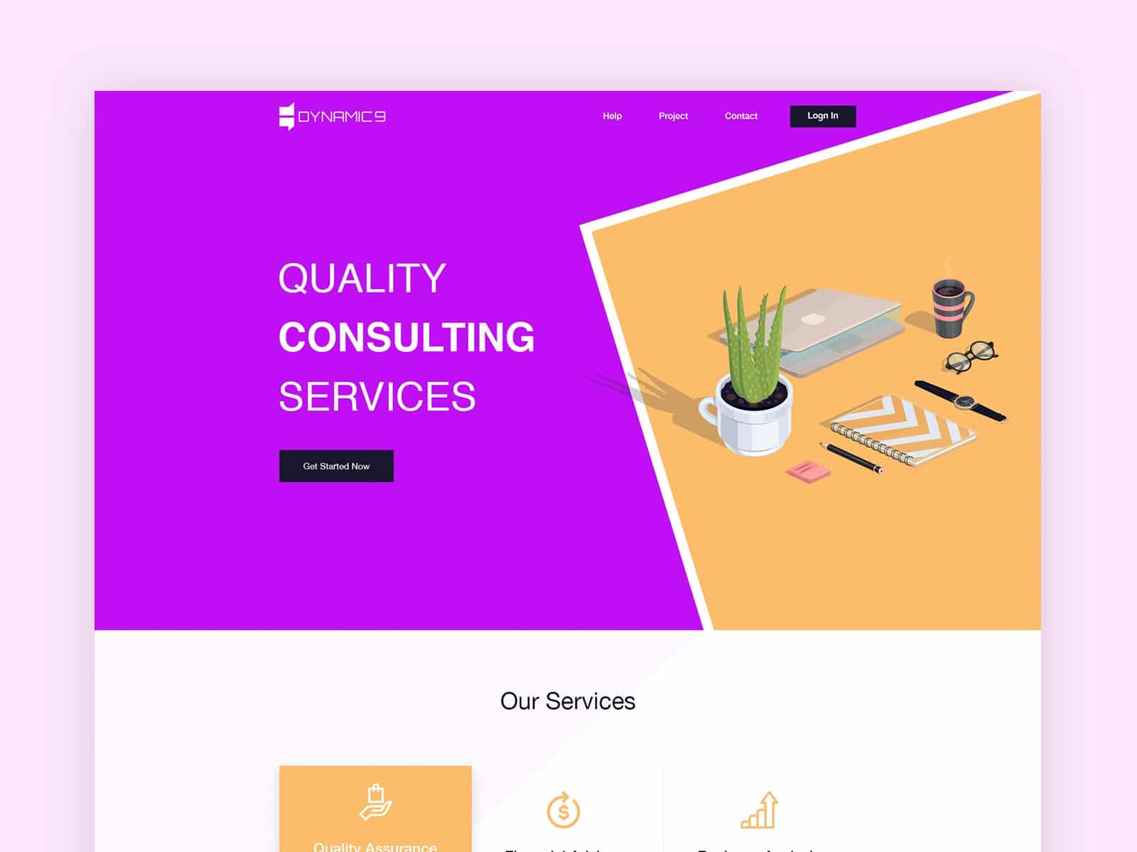 Consultation Landing page